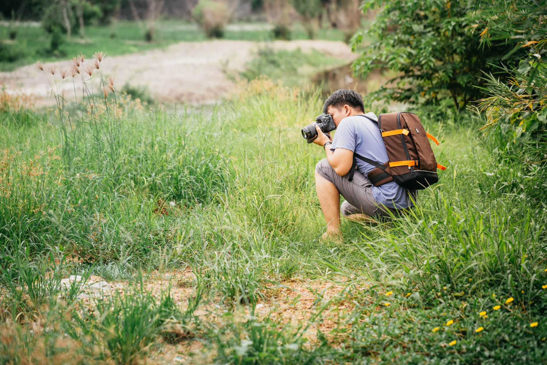 Private photography workshop in field